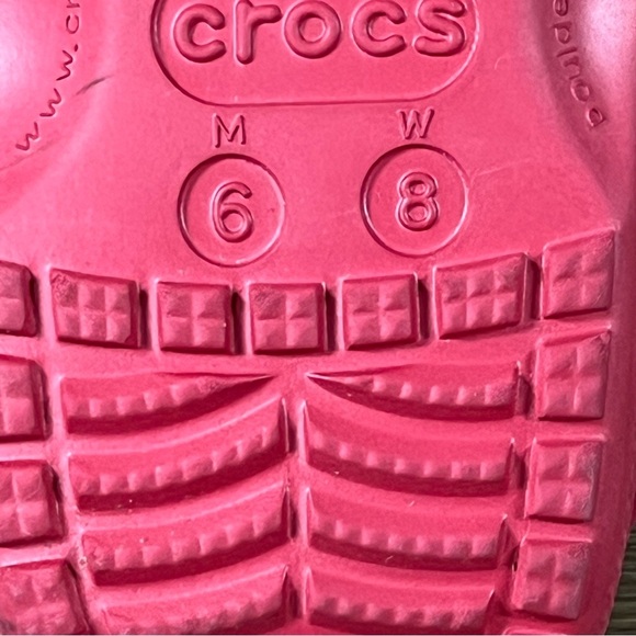CROCS Classic Slip-On Clogs Women’s Size 8 Shoes - Picture 8 of 9